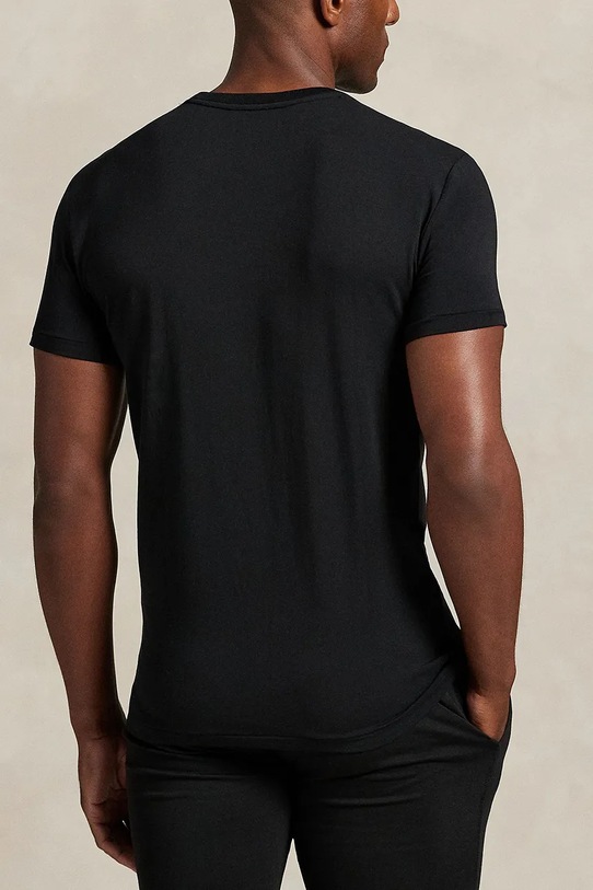 Μπλουζάκι Polo Ralph Lauren 3-pack 714965508 μαύρο AW25