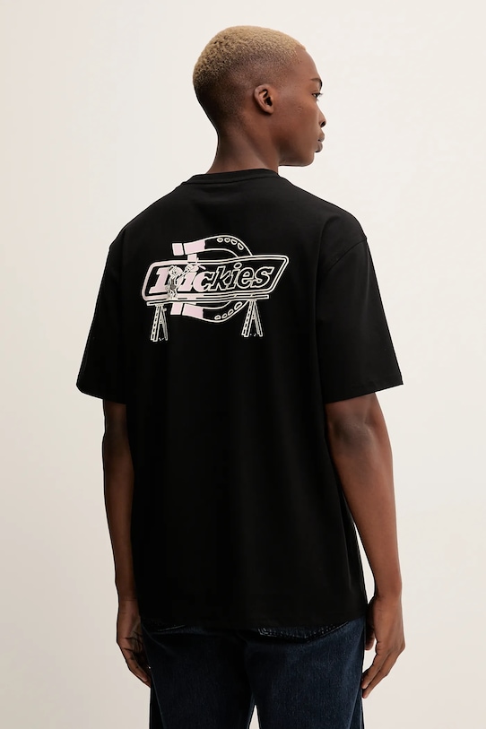 Dickies t-shirt in cotone rilassato nero DK0A87QP