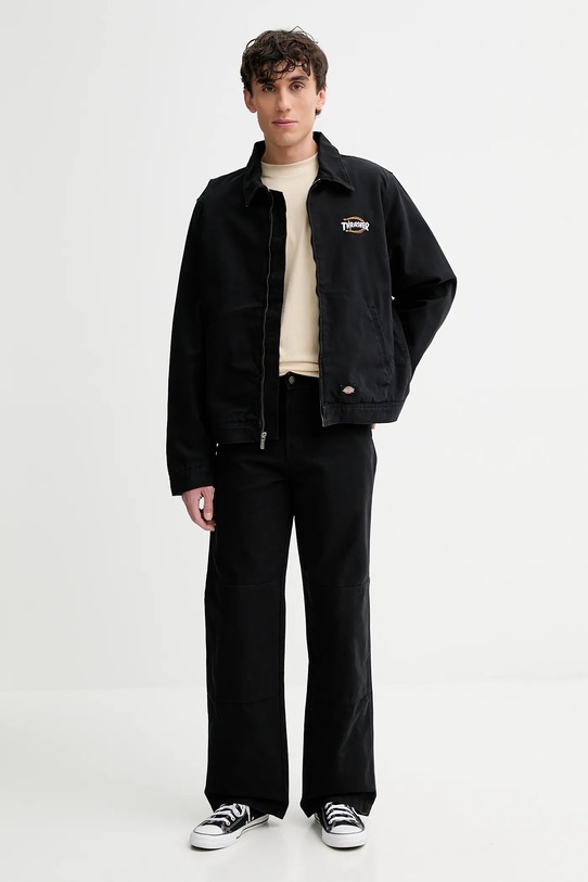 Dickies t-shirt bawełniany DK0A87QJ beżowy AW25