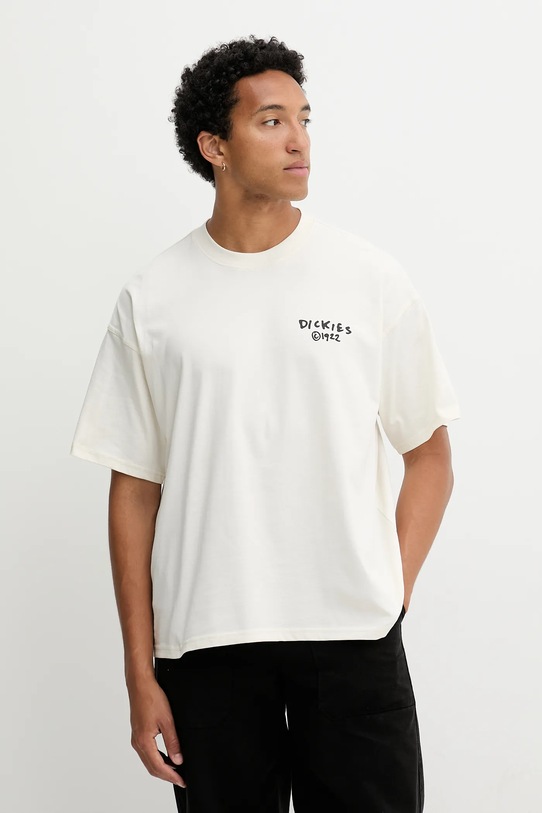 Одяг Бавовняна футболка Dickies DK0A87QO бежевий