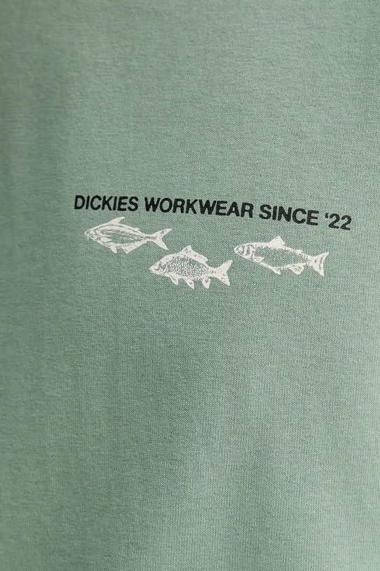 Dickies t-shirt bawełniany DK0A87QG zielony