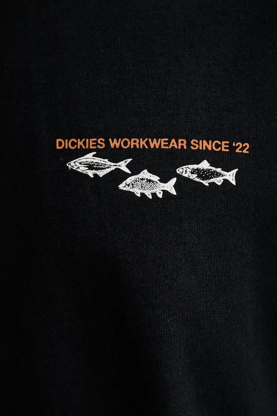 Dickies t-shirt bawełniany DK0A87QG czarny