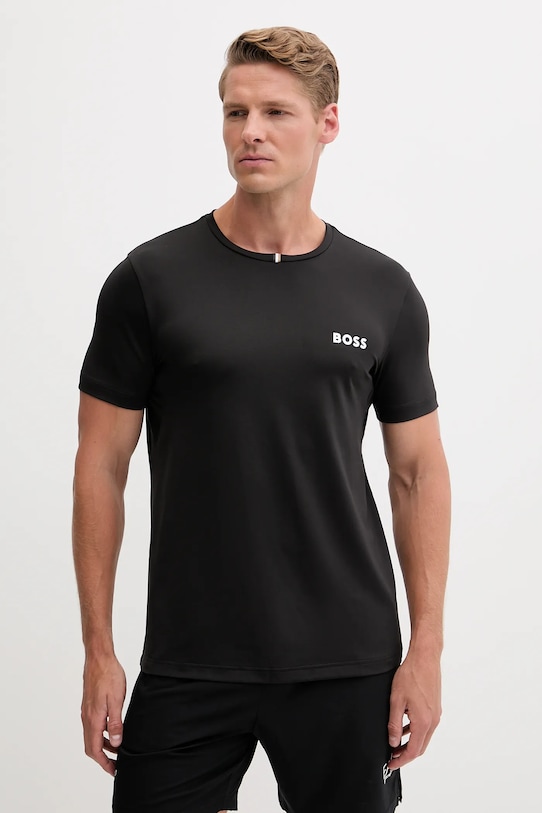 BOSS Green tricou print negru 50543328
