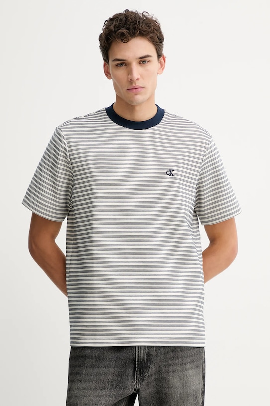 Calvin Klein t-shirt okrągły granatowy LV04LD204G