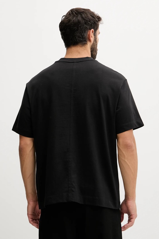 Calvin Klein t-shirt bawełniany LV04LD224G czarny AW25