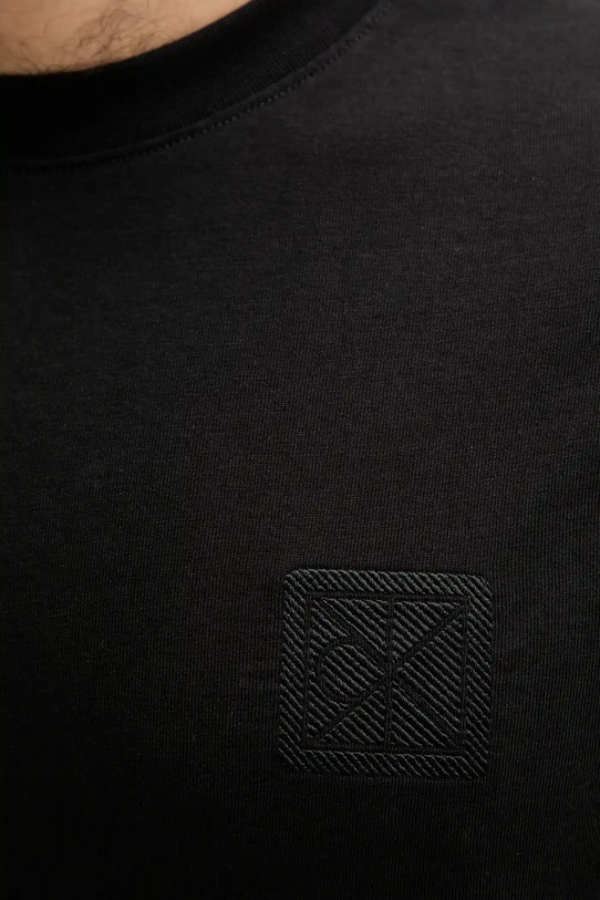 Calvin Klein t-shirt bawełniany czarny LV04LD224G