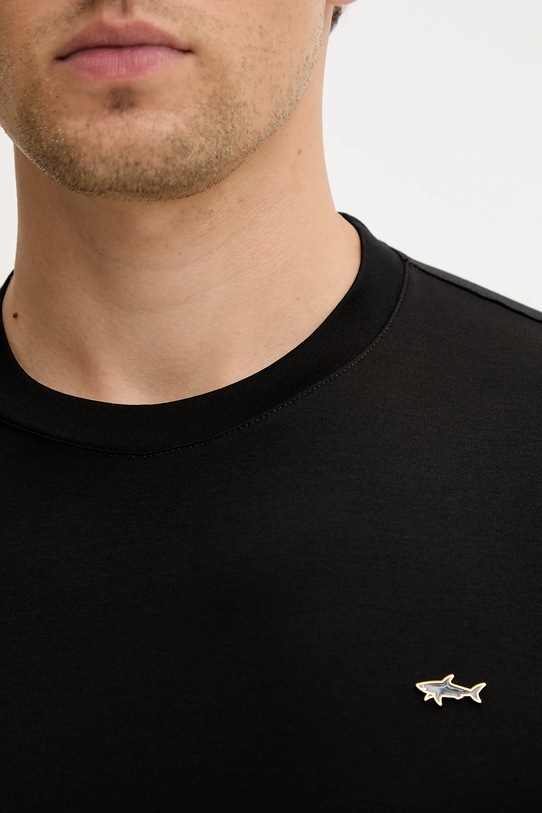 Paul&Shark tricou din bumbac Knitwear 15311610 negru
