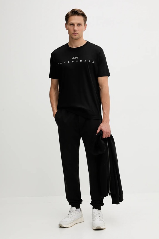 Футболка Paul&Shark Knitwear 15311635 чёрный AW25