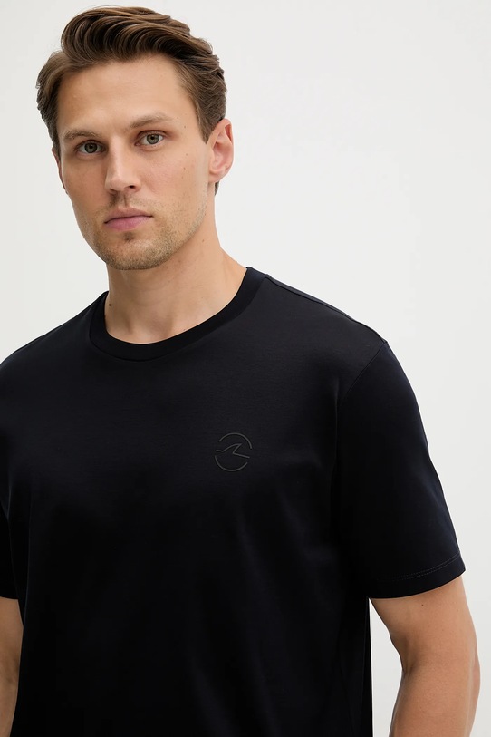 Paul&Shark t-shirt bawełniany Knitwear granatowy 15311638