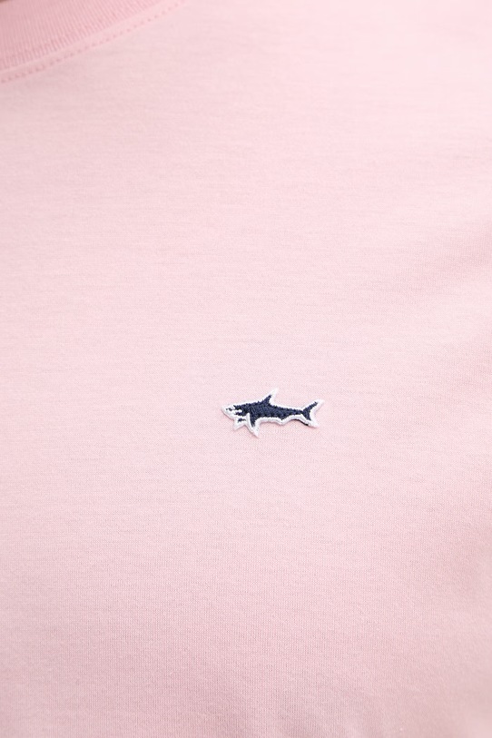 Paul&Shark t-shirt bawełniany Knitwear 99311005 różowy