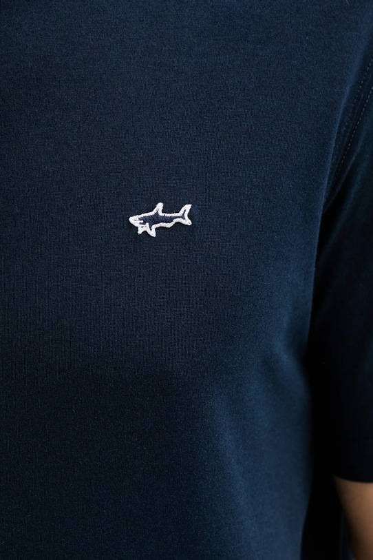 Paul&Shark t-shirt bawełniany Knitwear granatowy 99311005