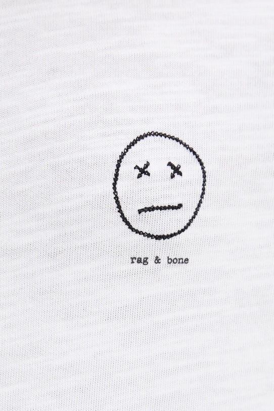 Rag & Bone t-shirt bawełniany RF4625FT2GM biały
