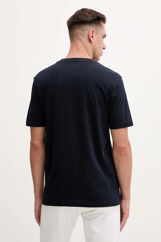 Îmbrăcăminte Tommy Hilfiger tricou din bumbac MW0MW40002 bleumarin