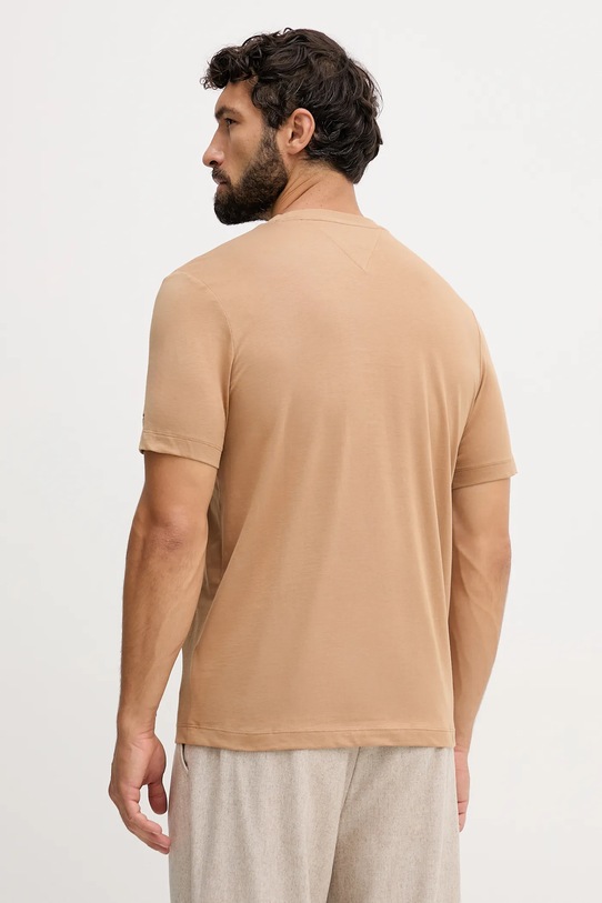 Odzież Tommy Hilfiger t-shirt bawełniany MW0MW40002 brązowy