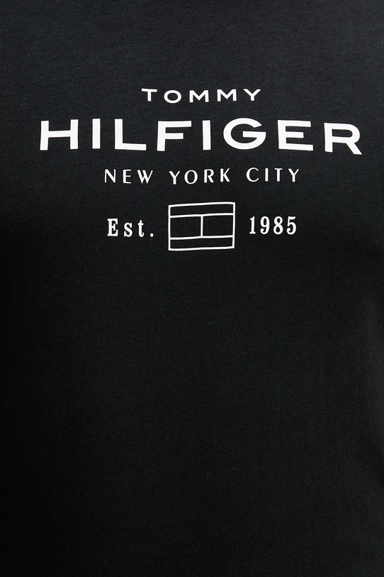 Tommy Hilfiger t-shirt bawełniany MW0MW40002 czarny