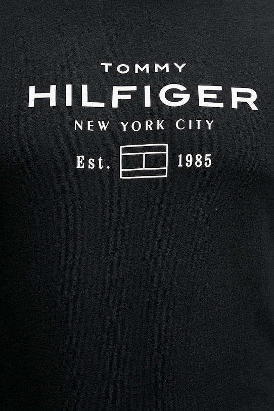 Хлопковая футболка Tommy Hilfiger MW0MW40002 чёрный