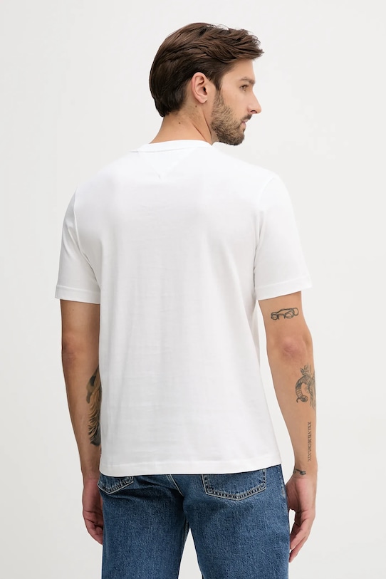 Odzież Tommy Hilfiger t-shirt bawełniany MW0MW40024 biały