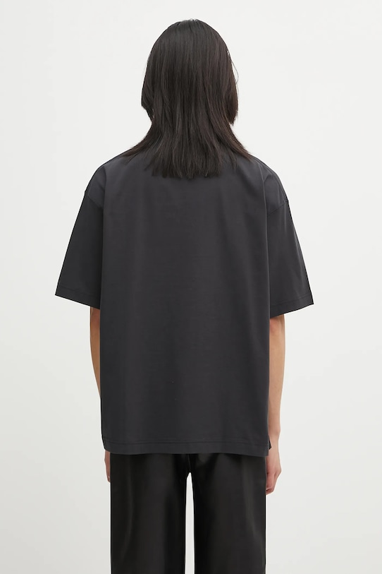 Ρούχα Βαμβακερό μπλουζάκι VETEMENTS Bats Logo Regular UH76TR650B μαύρο