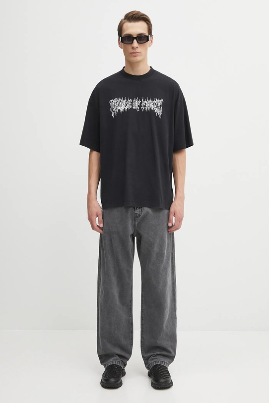 VETEMENTS t-shirt bawełniany Cof Logo Regular UCF76TR100B