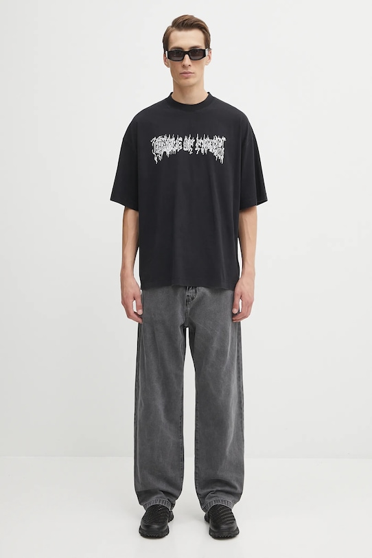 VETEMENTS t-shirt in cotone Cof Logo Regular UCF76TR100B