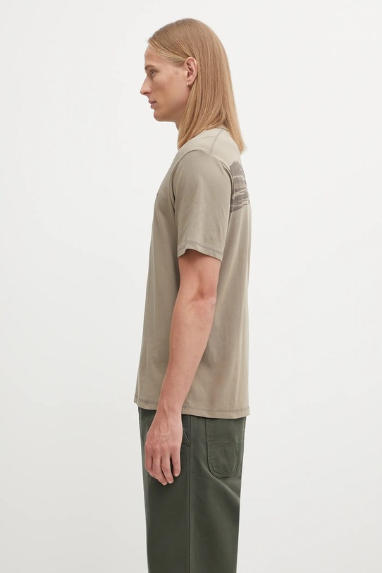 Бавовняна футболка Napapijri S-Back Graphic NP0A88SUN1T1 зелений AW25