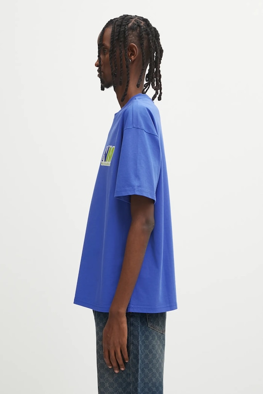 Napapijri t-shirt bawełniany Napapijri x Martine Rose NP0A4HEWBE11 niebieski AW25