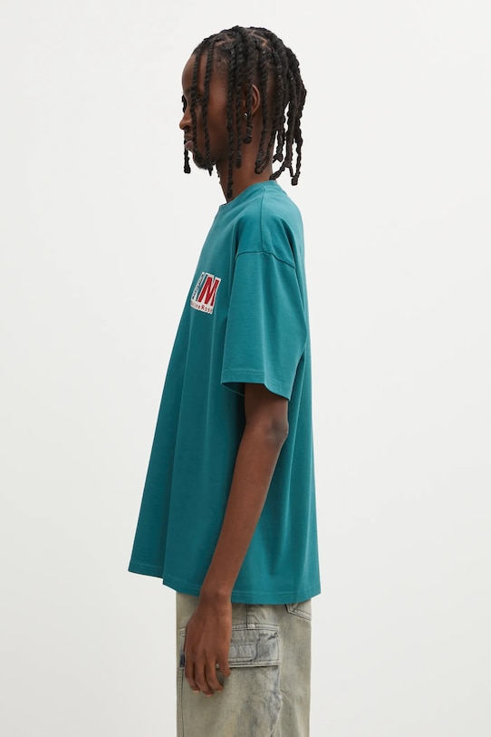 Napapijri t-shirt bawełniany Napapijri x Martine Rose NP0A4HEWG2A1 turkusowy AW25