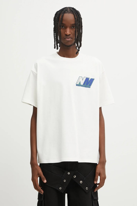 Napapijri t-shirt bawełniany Napapijri x Martine Rose nadruk biały NP0A4HEWN1A1