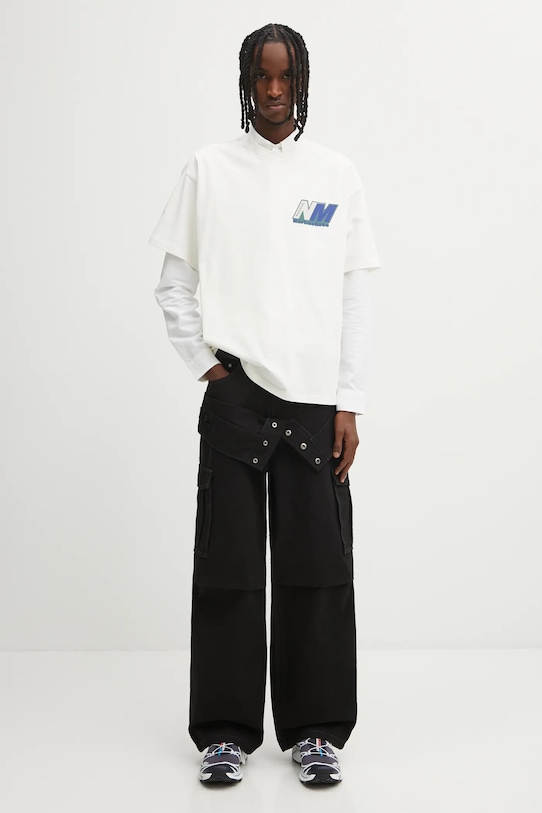 Napapijri t-shirt bawełniany Napapijri x Martine Rose NP0A4HEWN1A1 biały