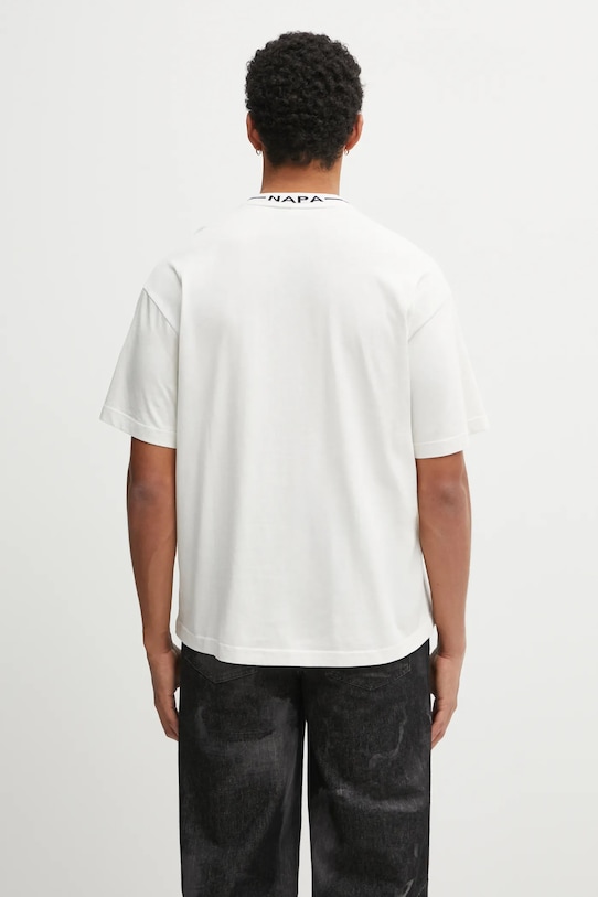 Odzież Napapijri x Martine Rose t-shirt bawełniany NP0A4I562061 beżowy