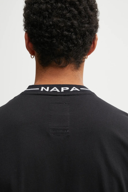 Napapijri x Martine Rose t-shirt bawełniany NP0A4I569411 czarny