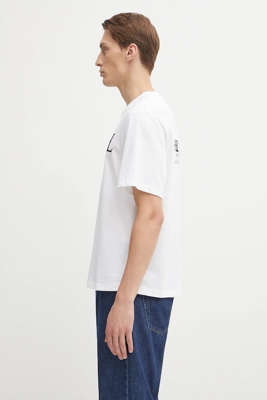 Helmut Lang pamut póló P04HM507 fehér AW25