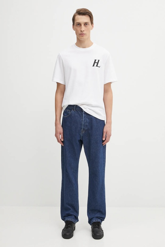 Helmut Lang t-shirt bawełniany P04HM507 biały