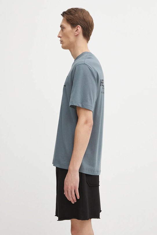 Helmut Lang t-shirt bawełniany P04HM507 niebieski AW25