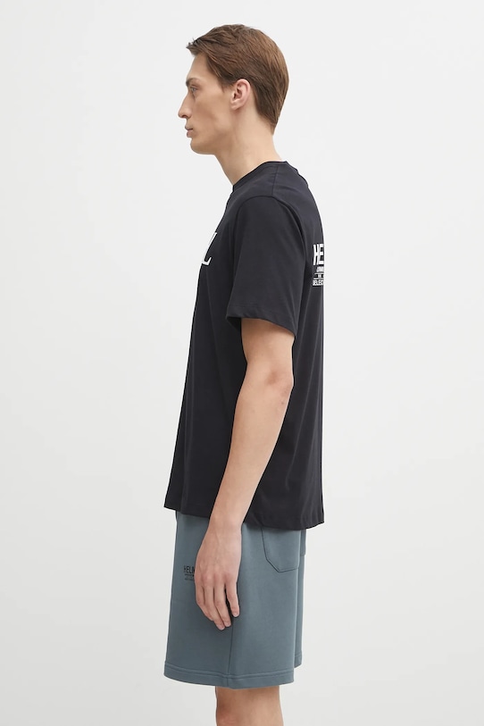 Helmut Lang t-shirt bawełniany P04HM507 czarny AW25