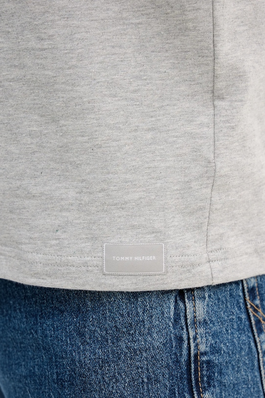 Βαμβακερό μπλουζάκι Tommy Hilfiger UM0UM03605 γκρί