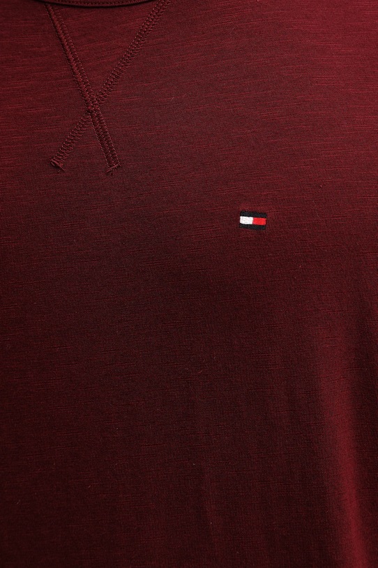Хлопковая футболка Tommy Hilfiger UM0UM03605 бордо