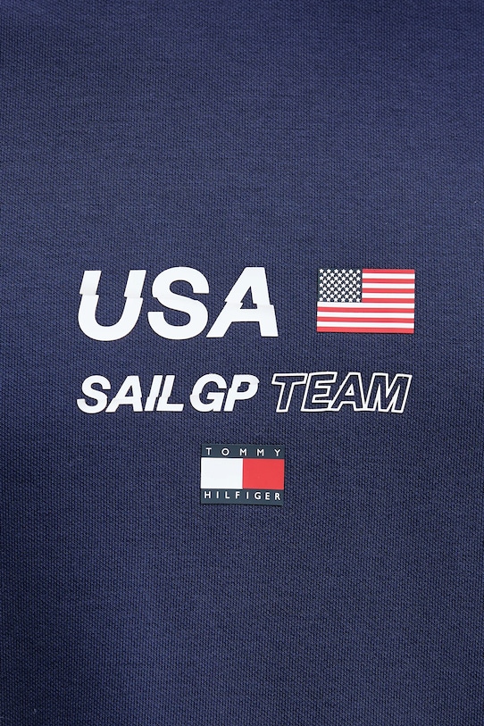 Tommy Hilfiger t-shirt x SAIL GP MW0MW41417 granatowy