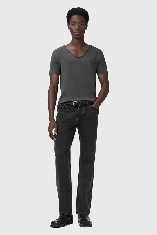 AllSaints t-shirt bawełniany TONIC M052JB szary