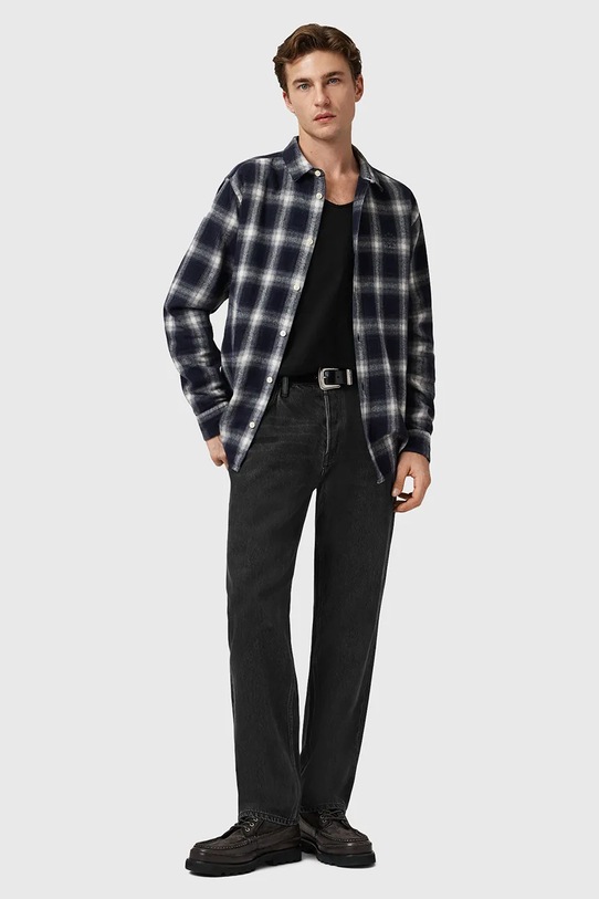 AllSaints t-shirt bawełniany TONIC czarny M052JB