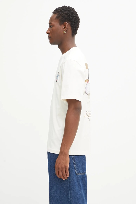 Filling Pieces t-shirt bawełniany Band 422520500238 beżowy AW25