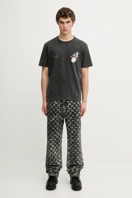 Filling Pieces cotton t-shirt Band 422520500238 gray