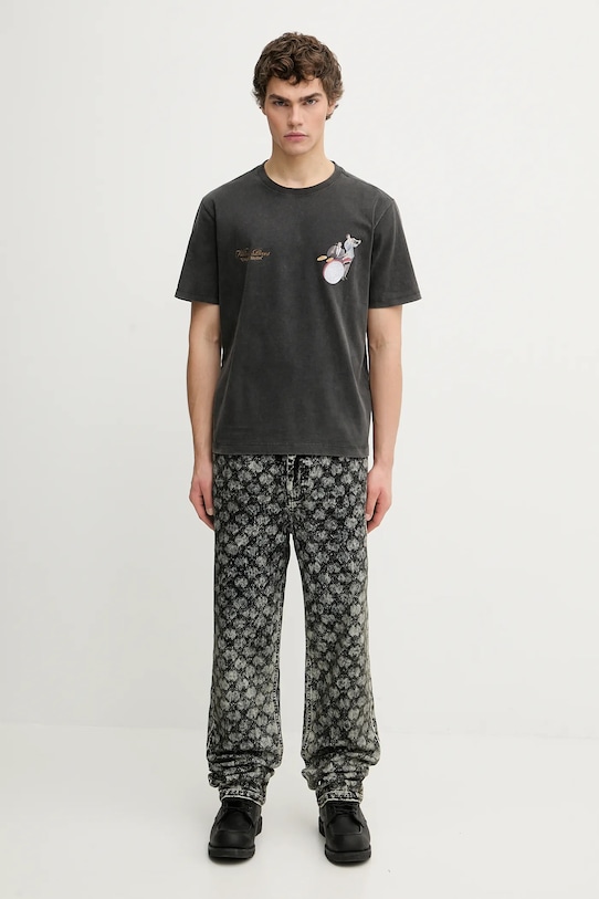 Filling Pieces t-shirt bawełniany Band 422520500238 szary