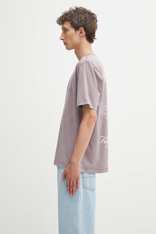 Bavlněné tričko Filling Pieces Vinyl 422520500240 růžová AW25