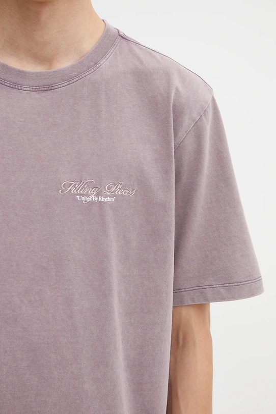 Filling Pieces t-shirt bawełniany Vinyl różowy 422520500240