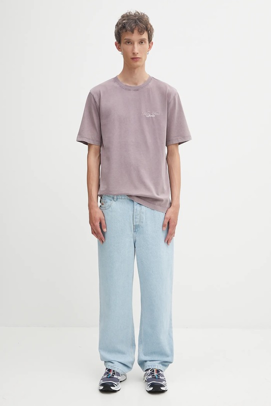 Filling Pieces t-shirt bawełniany Vinyl 422520500240 różowy