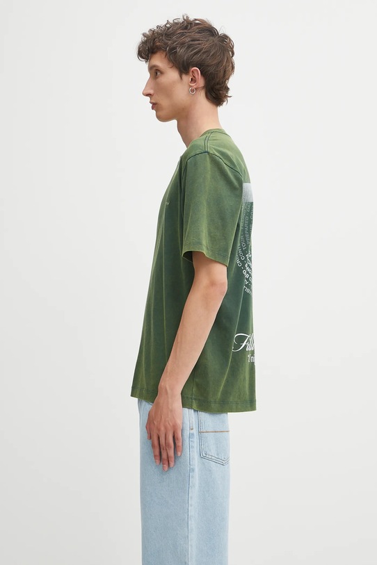 Filling Pieces t-shirt bawełniany Vinyl 422520500240 zielony AW25