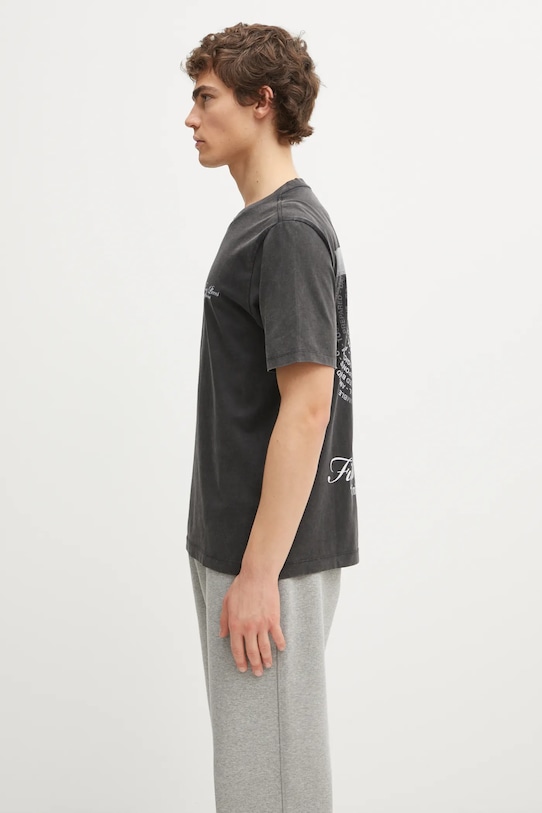 Filling Pieces t-shirt bawełniany Vinyl 422520500240 szary AW25
