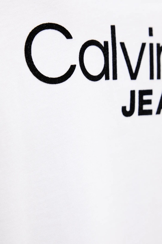 Calvin Klein Jeans t-shirt bawełniany LV04RD825G biały
