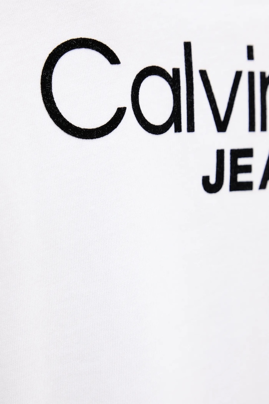 Calvin Klein Jeans t-shirt bawełniany LV04RD825G biały